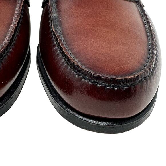 G.H. Bass Weeguns Loafers NARROW WIDTH - Cognac or Wine - Picture 4 of 9